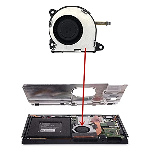 Onyehn 1 Set Replacement Internal Cooling Fan for Nintendo Switch CPU Heatsink Cooler,with Thermal Compound Paste,Screwdriver Repair Tool Kit