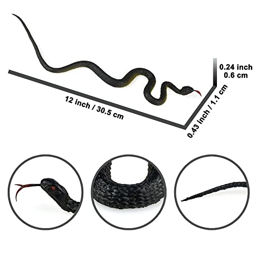 HOHAJIU 10 PCS Lifelike Snake, Gift for Halloween, Party Decoration by HOHAJIU - Image 2
