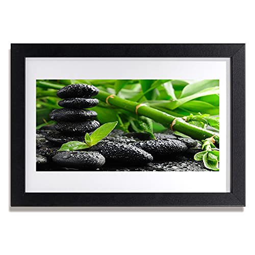 Affiche encadrée pousses de bambou 30x20cm pour rompre la monotonie de vos murs