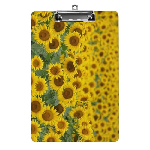 クリップボード A4 縦型 ひまわり 風景 ファイルボード 壁掛け 画板 書きやすい お会計ボード て持ち運びやす 文書整理 文房具 会議パッド 事務用品 メモ 学校 家庭用バインダー