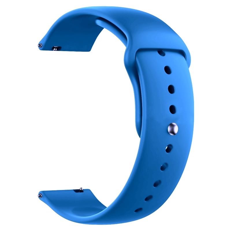 Image of YODI New Edition Soft Silicone Classic Strap Band For Redmi Watch 5 Lite Only [ Not for Any Other Models] (Mist Blue)