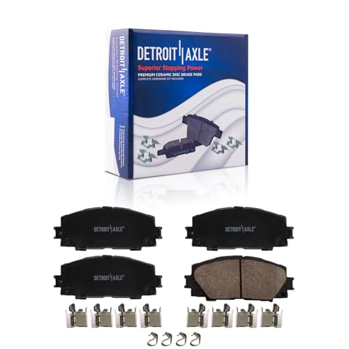 Image of Detroit Axle - Front Brake Kit for Toyota Prius Prime AWD-e Corolla