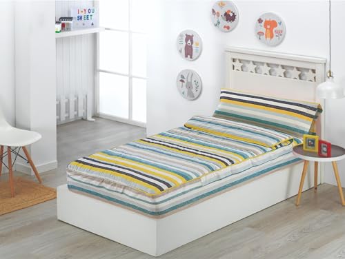 DHESTIA HOME Saco Nórdico Ajsutable con Cremallera - Relleno Incluido - Cama 90 y Cama 105 - OekoTex Color Color K Talla Cama 90
