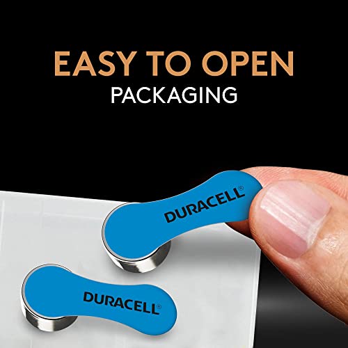 Image of Duracell Hearing Aid Batteries Blue Size 675, 6 Count Pack, 675A Size Hearing Aid Battery with Long-lasting Power, Extra-Long EasyTab Install for Hearing Aid Devices