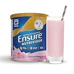 Ensure NutriVigor Nutritional Shake – Strawberry Flavour – 400g – Food Supplement with Protein, HMB & 27 Vitamins & Minerals – Supports Strength, Energy & Immunity – With Vitamin D, C & B