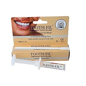 THREE PACKS Dr Denti Tooth-Fil Temporary Tooth Filling 3g