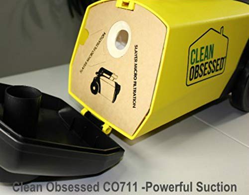 Image of Clean Obsessed Commercial Lightweight Portable Canister Vacuum; Model CO711 (Cleaner with Kit)