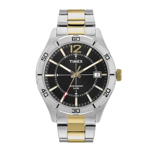 Analog Watch for Men Available in Black, Champagne Dial & Multicolor Stainless Steel Bracelet Band - Water Resistant Wrist Watches