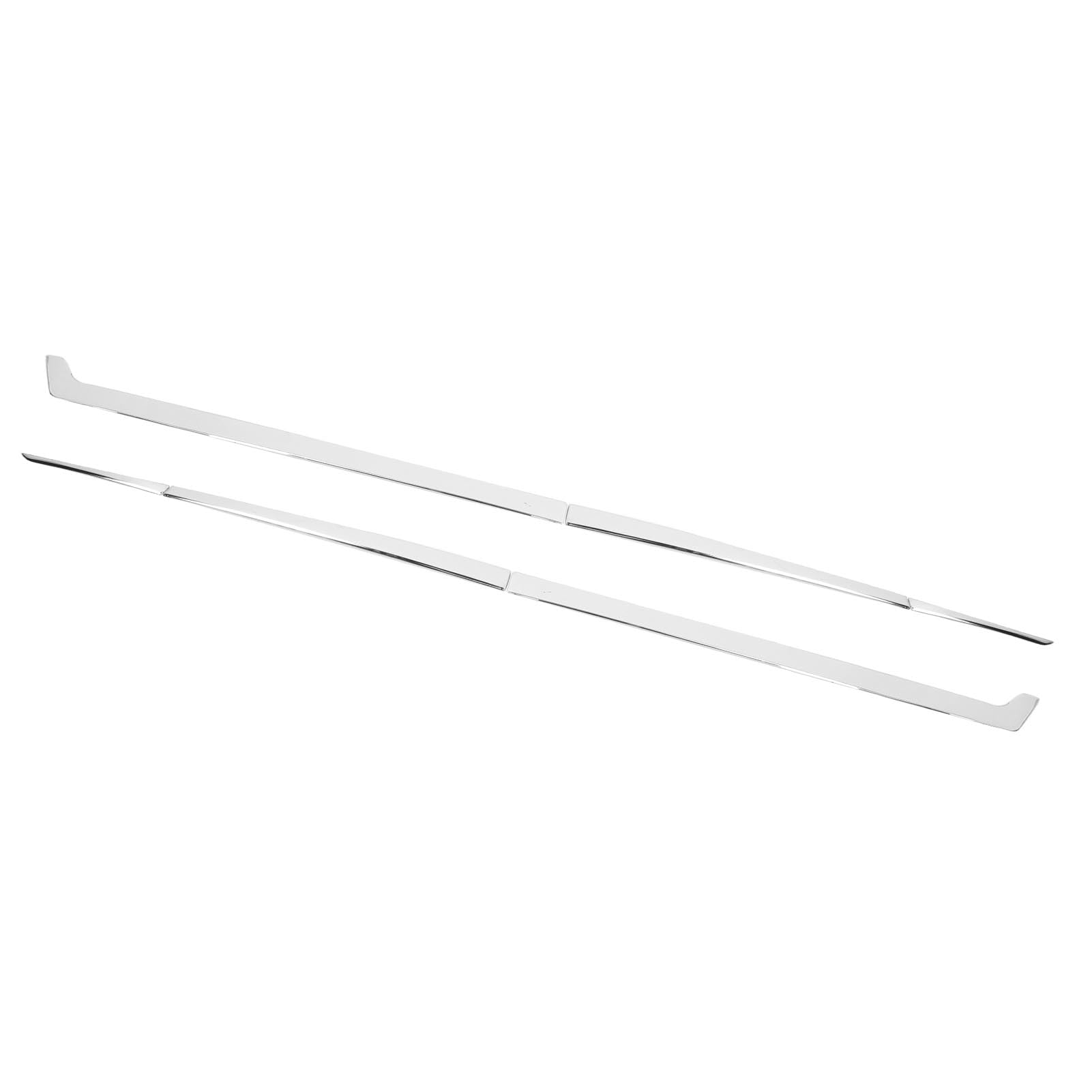 Modanatura laterale della portiera dell'auto, eleganti protezioni cromate per il miglioramento del veicolo, 6 strisce decorative in acciaio inox