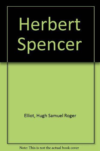 Herbert Spencer 0837137411 Book Cover