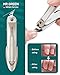 MR.GREEN 3pcs Nail Clippers Set, German Stainless Nail Clippers with Nail File, Anti Splash Excellent Quality Nail Cutters, Professional Finger&Toenail Clippers with Exquisite Case for Men& Women