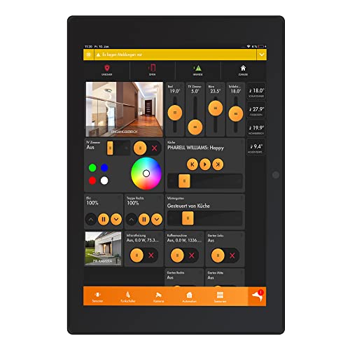 Lupus - 10 Zoll PoE Smarthome Display, Smarthome Tablet für bündige Wandmontage, Schnellem ARM RK3588, Annäherungssensor, WiFi, Android 12, Touchscreen