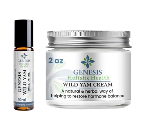 Genesis Wild Yam Root Roll On 10ml + Wild Yam Root Cream 2oz