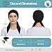 Rebeccah's Well Being Head Coverings for Women, Head Wraps for Girls, Black Hair Cover, Elastic Pre Tied Head Scarf for Women