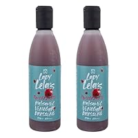 Lady Lela’s Griechisches Granatapfel Balsamico Dressing – 2er Pack (2 x 250 ml) | Balsamico Crème mit Granatapfelsaft | Premium Essig-Sauce für Salate, Gemüse, Käse & Desserts