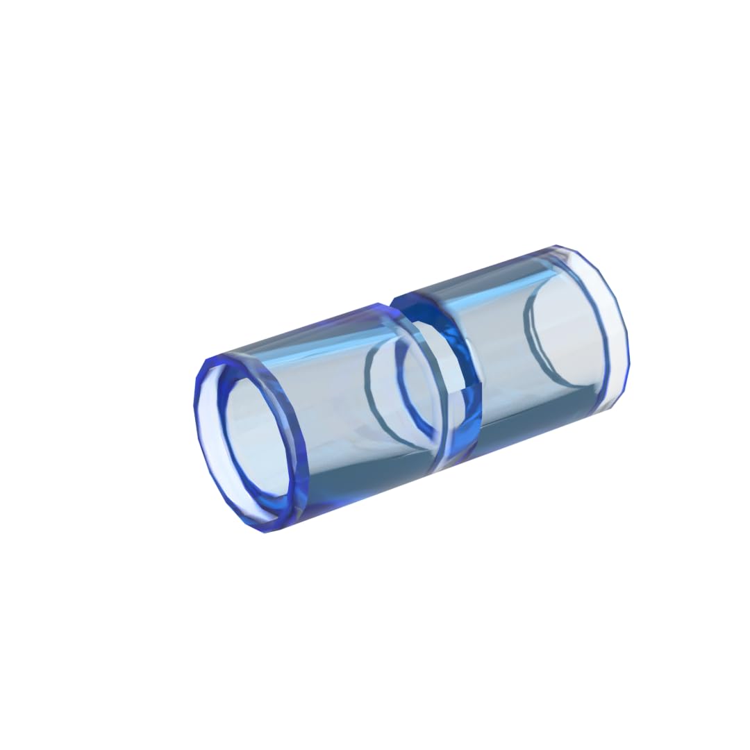 Gobricks GDS-887 Technic Pin Connector Round (Slotted) 50PCS Compatible with Lego Toy 62462 29219 DIY Parts and MOC Components for Major Brick Brands Color:Trans-Dark Blue 43 — image 1