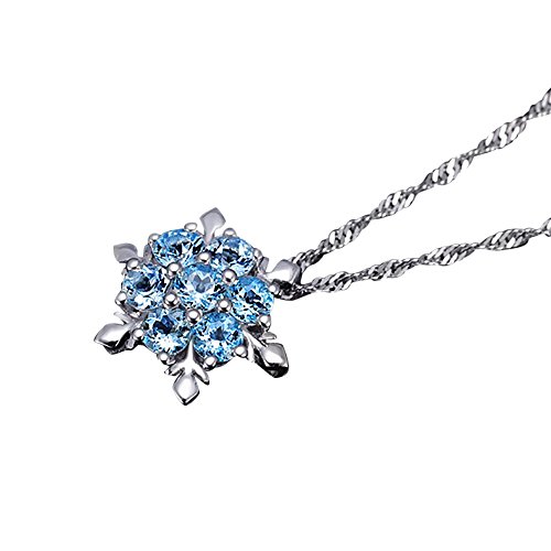 Collier ras du cou flocon de neige, le cadeau de Noël pour petite amie