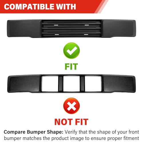 Image of License Plate Bracket Accessories for Ford F150 3.3L 5.0L 2018 2019 2020, Front Bumper License Plate Holder Replacement Frame Black Mount Type B
