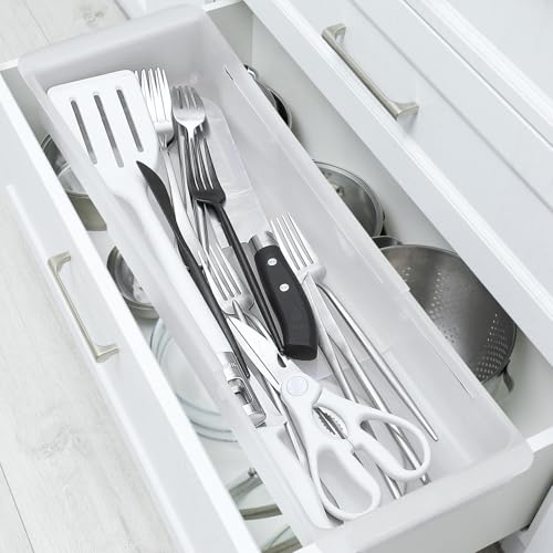 Bacs de rangement profonds de 43,2 cm avec plateau extensible réglable - 3