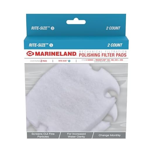 MarineLand Polishing Filter Pads, Mechanical Filtration for Canister Filters