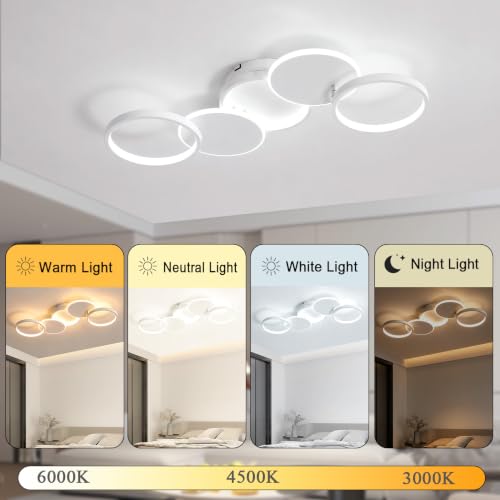 Plafonnier LED connecté application mobile pour petit salon - 6