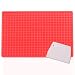 BAKER DEPOT Kitchen Baking Set Silicone Waffle Mold Cake Mold Square Shape Heart Shape Set of 2 Red Color