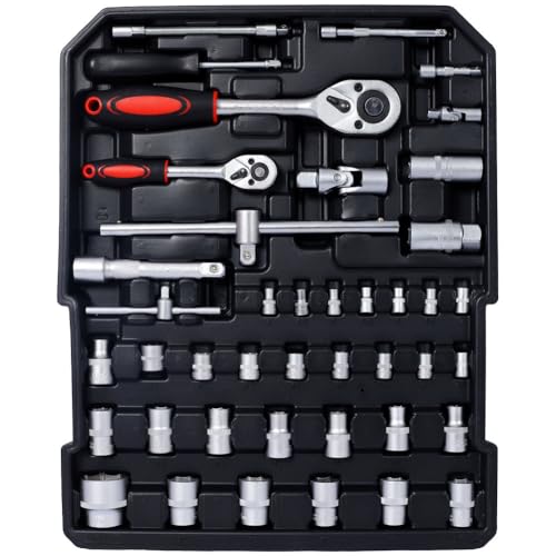 Kit profesional de herramientas 969 piezas con caja tubular miniatura 6