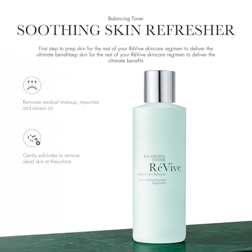RéVive Skincare RéVive Balancing Face Toner - Soothing Facial Toner & Makeup Remover - Gently Exfoliates Skin for a Smoother and More Supple Texture - Enriched with Chamomile Flower (6 fl oz)