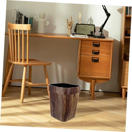 Caneca de basura rectangular de plástico MAGICLULU 12L miniatura 6