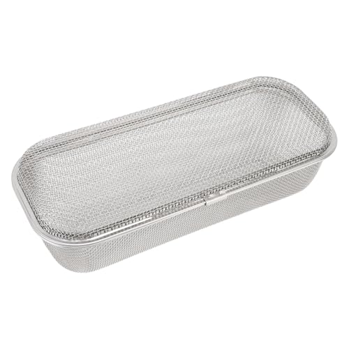 Xiuganpo Cesta de Malla para Lavavajillas de Acero Inoxidable, Artesanía Exquisita, para Uso Confiable, 1 Cesta para Lavavajillas, Cualquier Multitud (S) (S) (L)
