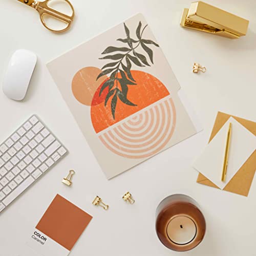 12 Pack Decorative File Folders Boho Cute File Folder, Letter Size Colored File Folders,1/3-Cut Tabs, 9.5 X 11.5 Inches, For Office, School, Home Office #TOP28