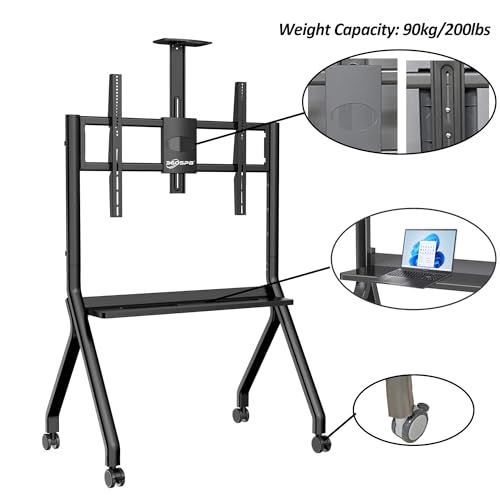 Soporte móvil ajustable para pizarras 55"-86" miniatura 3