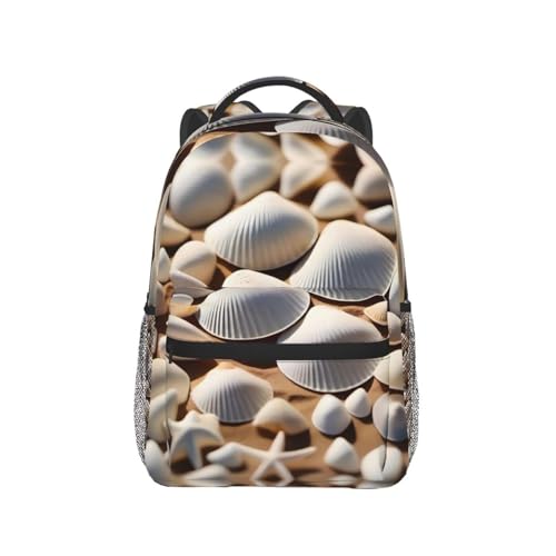 Sac à dos imprimé Seashells By The Beach PHAYAH grand volume ordinateur 15.7