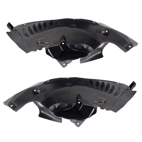 Image of TRQ Front Inner Fender Liner Set Compatible with 2008-2011 Mercedes-Benz C300 C350 MB1248145 MB1249145