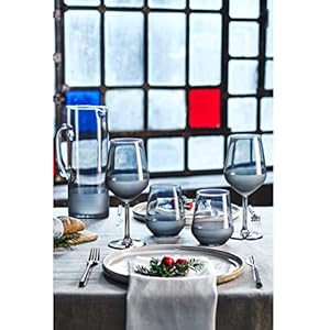 Rakleluxurymattebluewineglassessetof4165ozglasssetidealforspecialeventsthemedpartiesdinnertableeverydayusemodernandelegantdesignluxurywineglasses Urban Country Home Decor Rakleluxury matte blue wine glasses set of 4165oz glass set ideal for special events themed parties dinner table everyday usemodern and elegant design luxury wine glasses urban country home decor