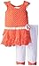 Little Lass Baby Girls' Textured-Dot Top and Capri Set