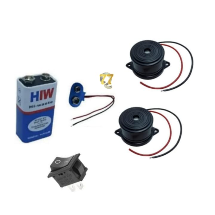 77Q DIY 6V Bird Sound Buzzer with 9V HW Battery & Connector with Rocker Switch, Combo of 5, Multi-Color (B0CBG1VBW1) Amazon Price History, Amazon Price Tracker