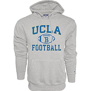 Blue 84 Men’s UCLA Bruins Hoodie Gray Football, Grey, Large
