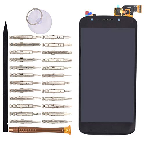 Image of LCD Screen Display with Digitizer Touch Panel Without Bezel Frame Compatible with Motorola Moto E5 Play E Play 5th Gen(Black)