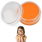 Chisafly フェイスペイント 絵の具 ボディペイント 単色 マタニティペイント 顔ペイント オレンジ 安全 無毒 エコ ハロウィン コスプレ 仮装 舞台 クリスマス (オレンジ)