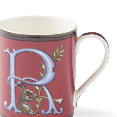 Spode Kit Kemp Mug Letra R 12 Oz Rojo miniatura 3