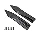 2Pcs Rear Bumper Lip Wrap Angle Diffuser Splitter Canard Spoiler Compatible for Ford Focus MK2 Mk2.5 MK3 Mk3.5 MK4 Mk 2 3 4 ST RS SE(Glossy Carbon)