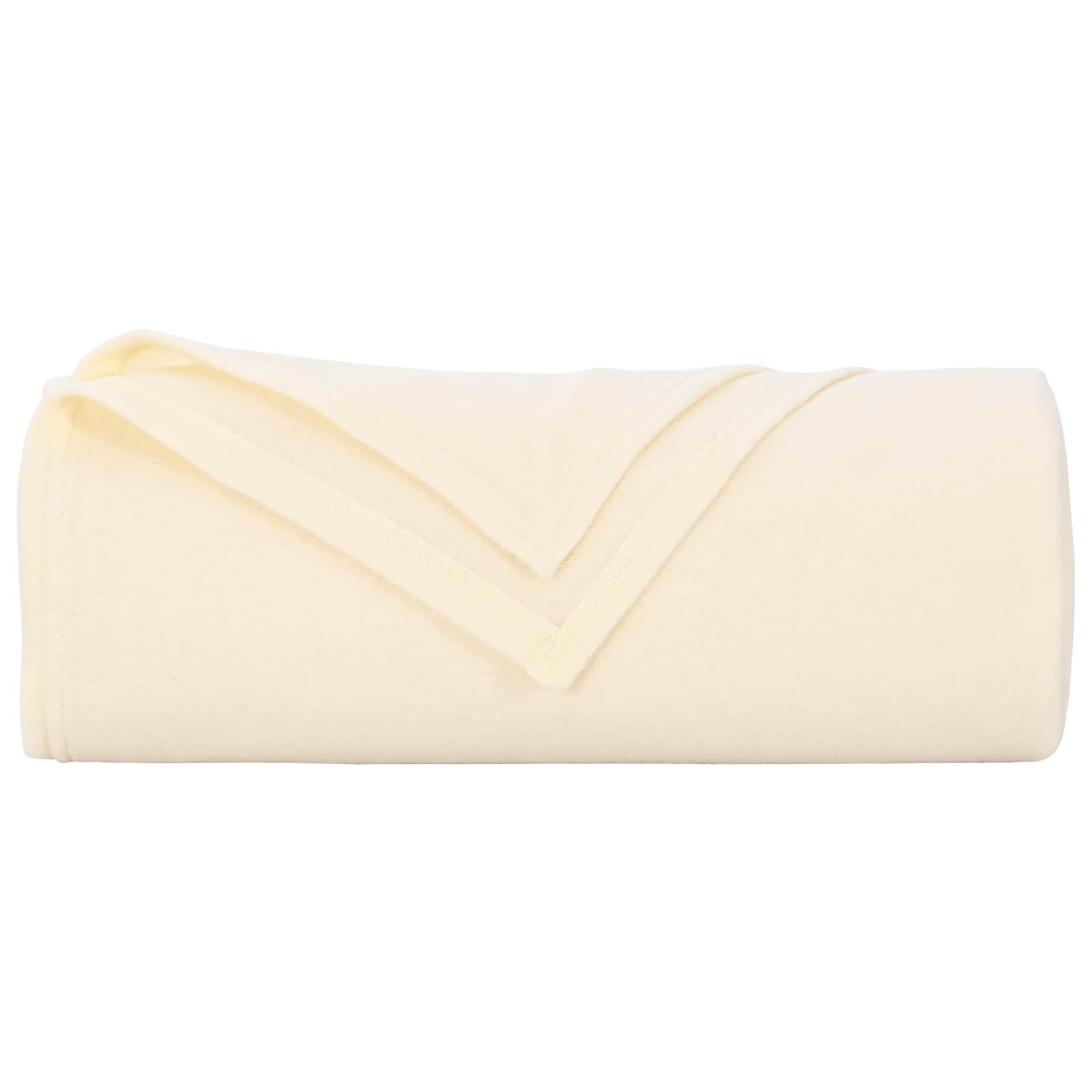 Générique Coperte in pile, 6 pezzi, crema, 350 x 270 cm | Morbido e leggero, facile manutenzione, uso tutto l'anno, versatile per soggiorno o camera da letto