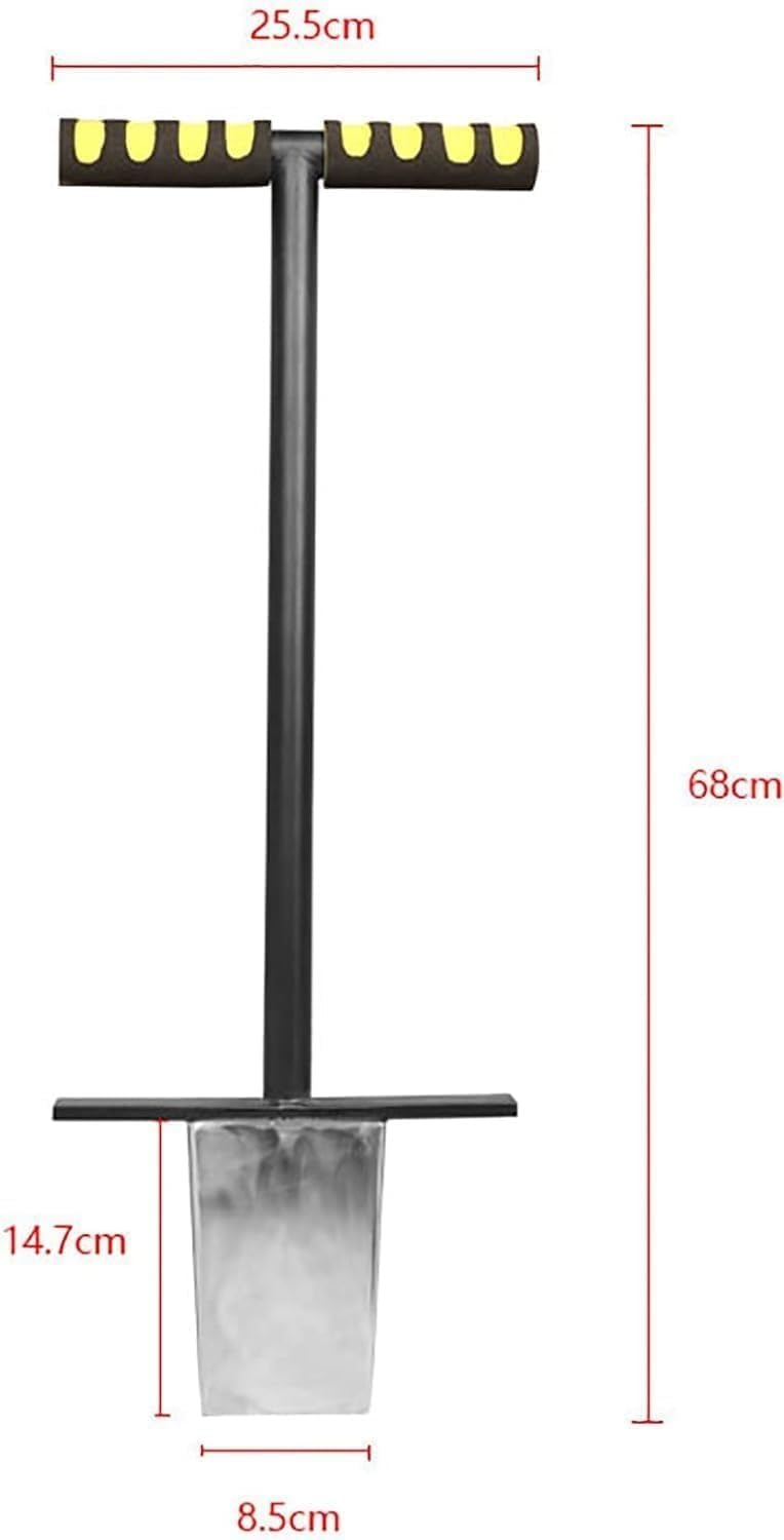 Stainless Steel Soil Sampler, Golf Soil Probe, Professional Stainless Steel Soil Probe Core Sampler with T-Shape Handle, for Lawn Plant Garden Or Golf Courses Farm Soil Sampling.