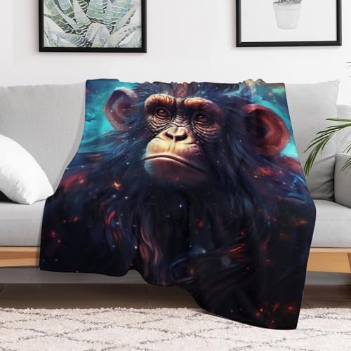 Couverture canapé chaude singe : cocooning salon 180x200 - 3