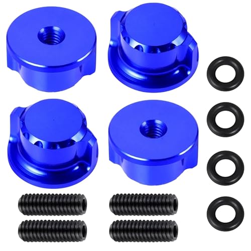 RC�N���[���[�p�A�b�v�O���[�h�p�[�c For Slash Trx 2Wd For 4X4 For E-Revo For Summit Pro 6070-00/6087-00 �A���~�����{�f�B�}�E���g�܂݃l�W�i�b�g�܂݃��b�V���[�L�b�g(Blue)