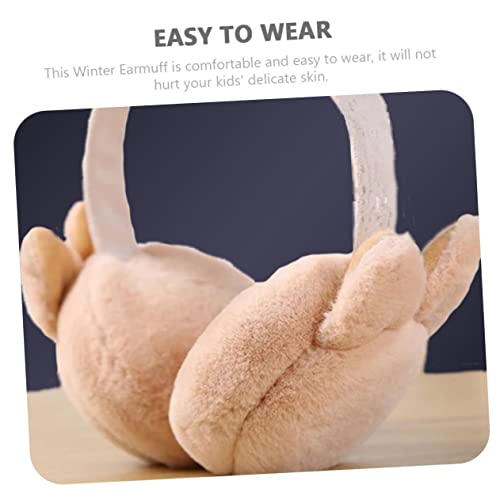 BESPORTBLE Foldable Bunny Earmuff for Winter Cute Rabbit Ears Ear Warmers Soft Plush Warmth for Outdoor Cycling Cold Weather2