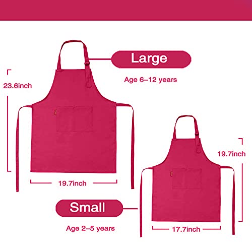 Kids Apron Set 30% Off - Adjustable Chef Hat & Bib Apron - Image 3