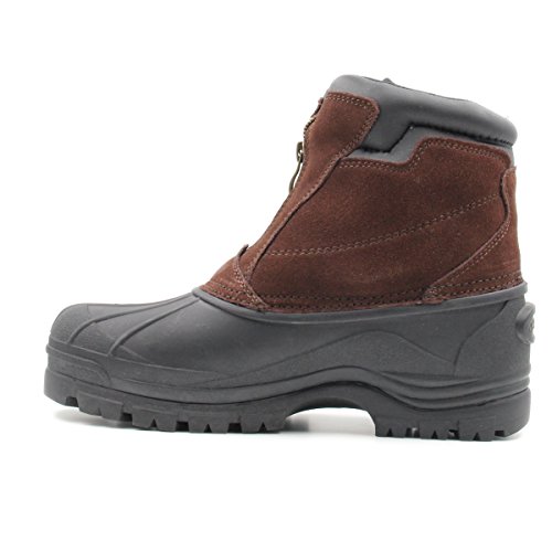 Men's Water Resistance Snow and Hiking Heavy Duty Zipper-up Winter Duck Boots2