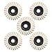 Industrial Wool Felt Polishing Pads Multipurpose 5PCS for Accuracy Metal Finishing On Furniture Hardware Anti Still Polishing Pads